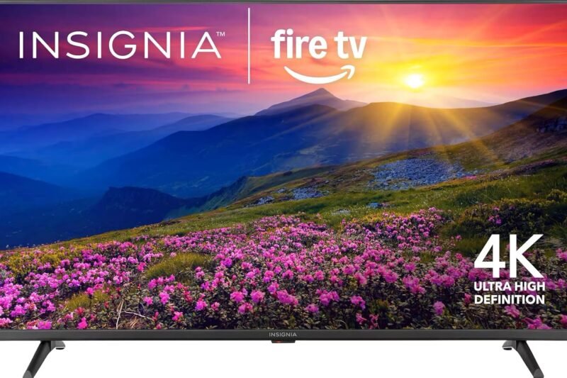 INSIGNIA 50″ Class F50 Series LED 4K UHD Smart Fire TV, Voice Remote with Alexa, Stream Live TV Without Cable